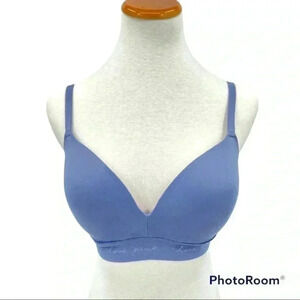 PINK Victoria's Secret Blue Bra